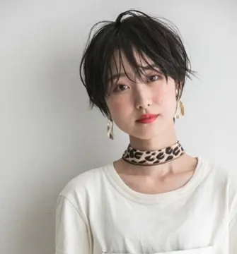 【テラハ・渡邉香織】黒髪ショートがナチュラルかわいい♡最旬ショートで透明感をアップ！！