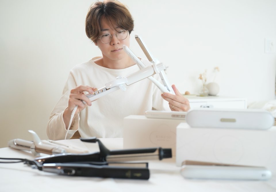 シルクプレート搭載のKINUJOヘアアイロンシリーズ