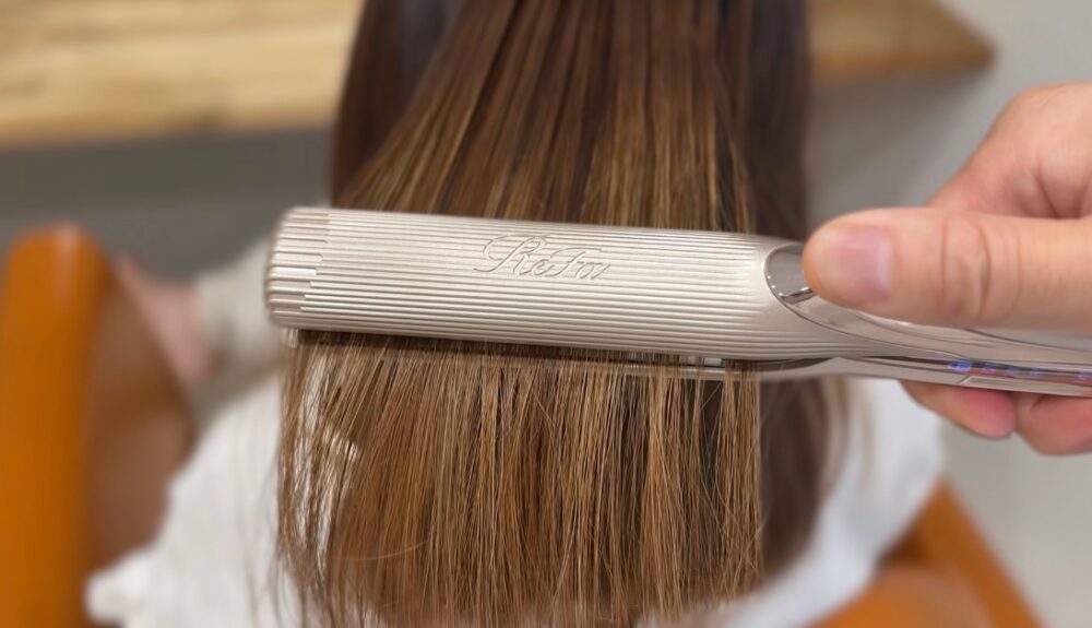 リファストレートアイロンプロプラスの仕上がり写真